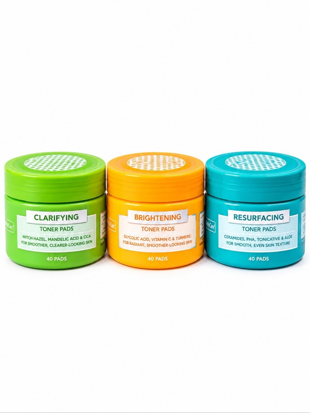 Gentle Exfoliating Pads Ceramides, Glycolic Acid & Witch Hazel Curated Bundle